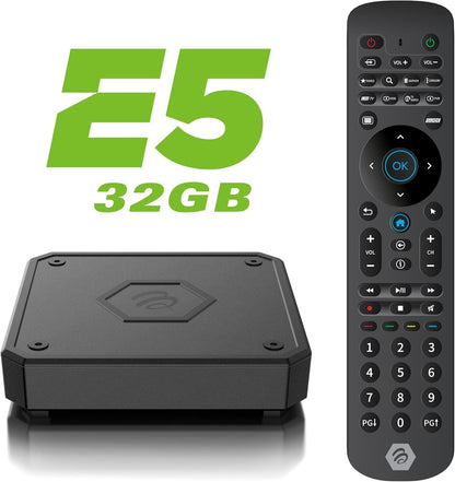 BuzzTV E5 Android 11 TV Box | 4K Streaming Device | 2GB RAM - 32GB Storage | Quad-Core Processor | Dual-Band Wi-Fi | Bluetooth 5.0