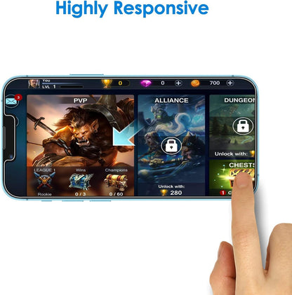 JETech Screen Protector for iPhone 13 Pro Max 6.7-Inch, Tempered Glass Film, 3-Pack