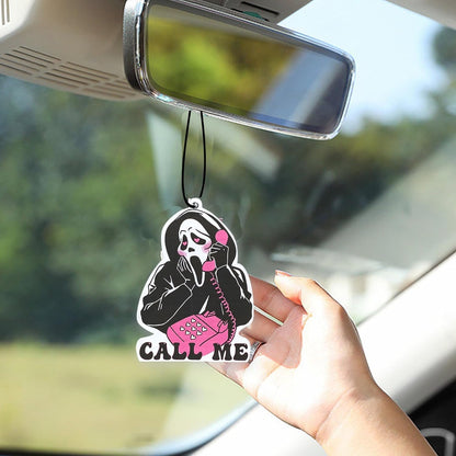 Joytezz Car Air Fresheners - Pink Ghost Cute Car Interior Accessories Hanging Scents Anime Freshener Automotive Room Decor for Women Teen Girls Gift 5Pcs