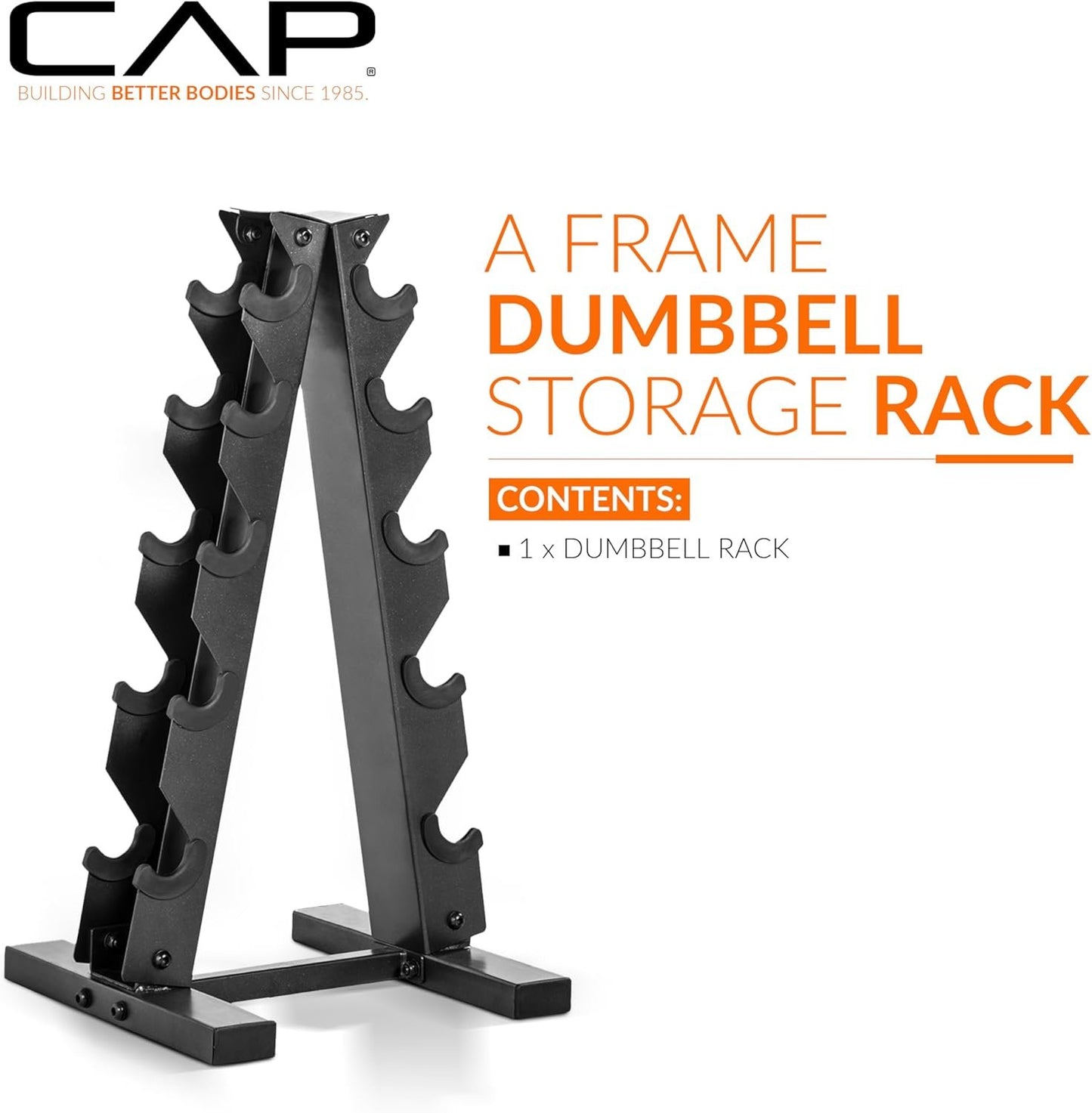 CAP Barbell Black A Frame Dumbbell Rack