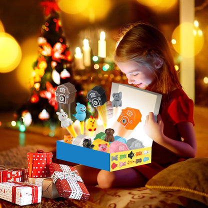 Farm Animals Toysï¼ŒMontessori Toys for Babiesï¼ŒToys for 3 + Year Oldï¼ŒLittle People Farm 10 Farm Animals and 10 Barns,10 Keys Baby & Toddler Toysï¼ŒLearning & Education Toys