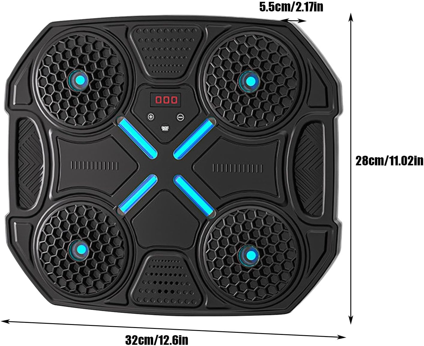 Attrezzatura da boxe high-tech, Allenatore di punzonatura integrato con musica, Punzonatrice per fitness, di boxe intelligente con guanti, Macchina da boxe con display musicale, Punzonatrice