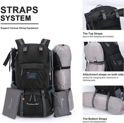 Mountaintop 40L Hiking Backpack Outdoor Camping Lightweight Daypack Travel Backpack for Men Women