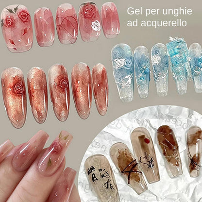 Nail Gel, Nail Polish, Uv Led Soak Off Art Personal Care Beauty Supplies, Accessories Women Girls Daily Use Salon Home Manicure, for Nail-Arts Design, Multicolor