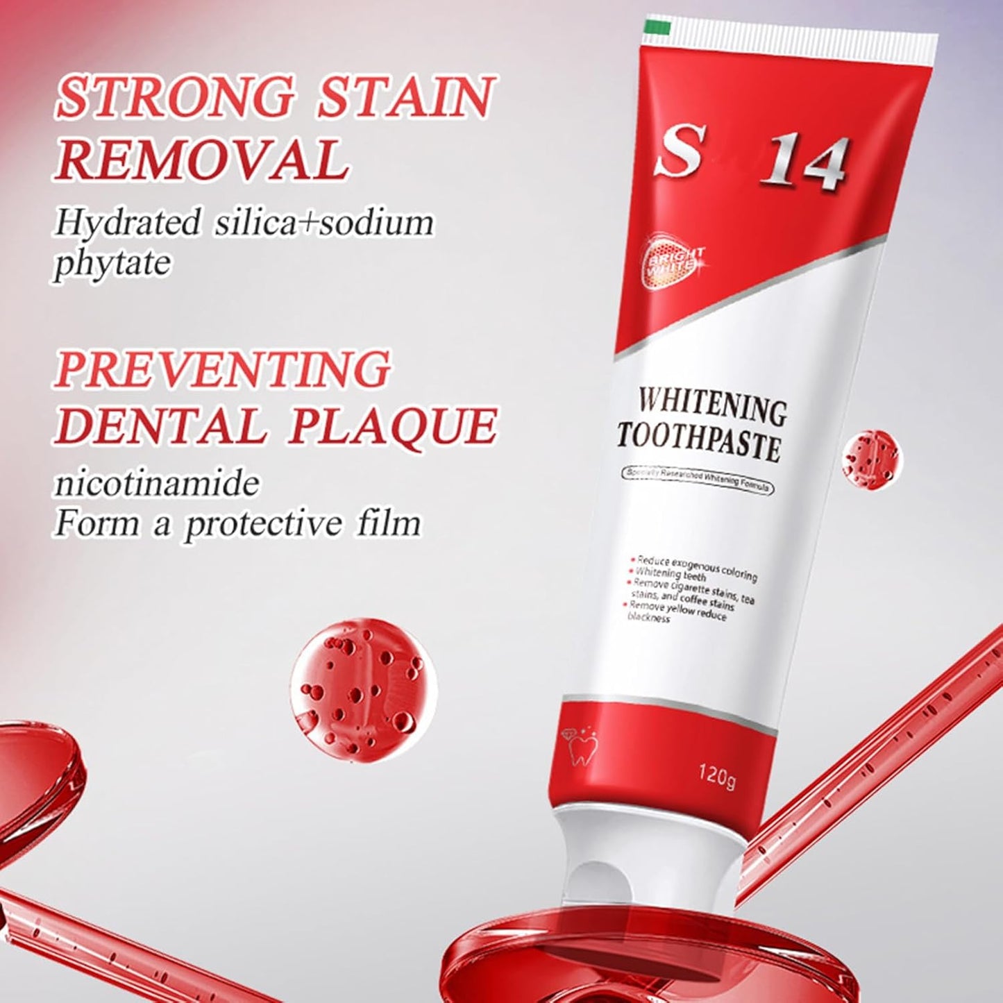 Natural Toothpaste, Gentle Brightening, Odor Remover, Orals Hygiene, Pure Formula, Freshs Burst, Mints, Vibrant Care, Cavity Defense, with Lasting Zest for Optimal Smile