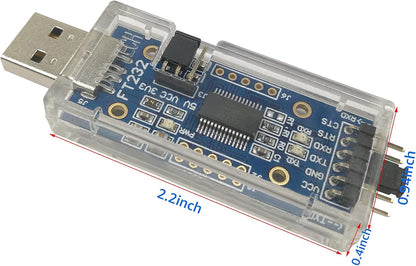 DSD TECH FTDI FT232RL Chip USB to TTL Serial Adapter Compatible with Windows 10 8 7 Mac OS X