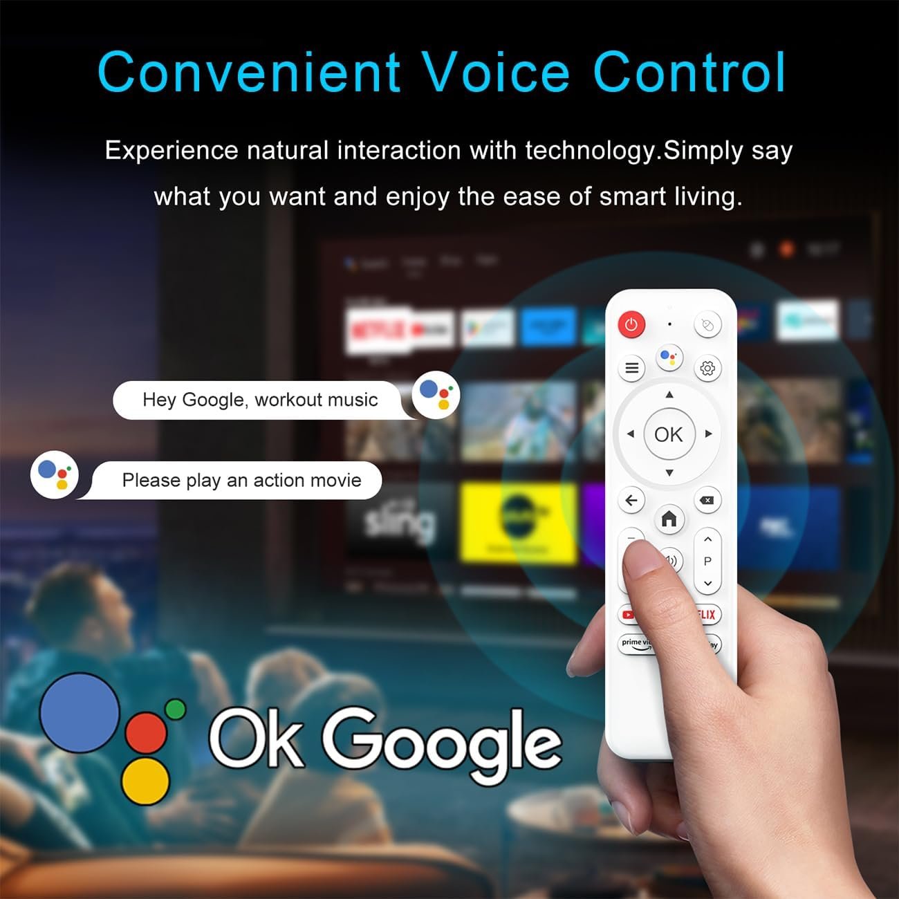 Android 14.0 TV Box, LEFFOT M1 Plus 4K Ultra HD Smart TV Box, 4GB RAM + 128GB ROM, Streaming Device for TV, Support HDR10, Voice Control, 2.4G & 5G WiFi 6, 100M Ethernet, BT 5.4, RK3528 Quad Core A53