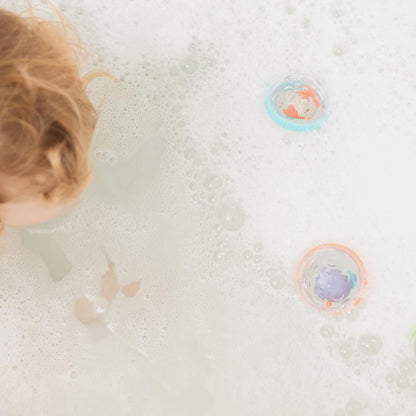 Nuby Floating Bubbly Buds Baby Bath Toy - Sensory Play | Easy to Hold | Easy Clean