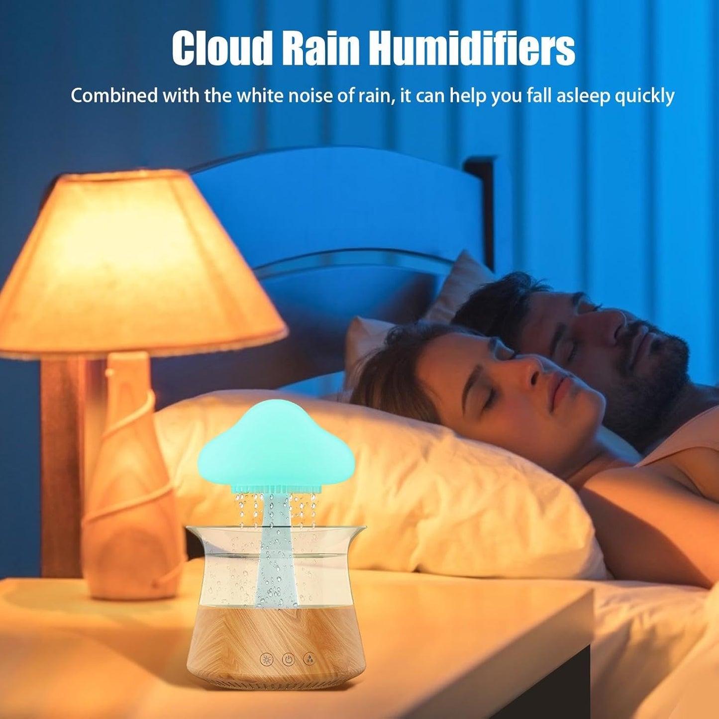 VITSRISEA CLUB ENDIFFUSOR WITH RAID-TIGHT AIR HUMIDIFIER DIFFUSER, NIGHT LINE COLOURED COLORFE CLAW | Remote Control, Mushroom Light For A Mood