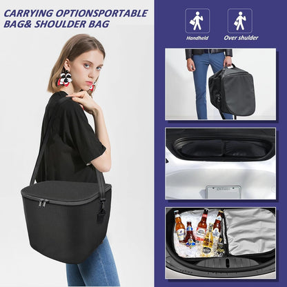 IMETAPLUS Frunk Cooler Organizer, Insulation Cooler Bag Front Trunk Storage Organizer for Tesla Model 3