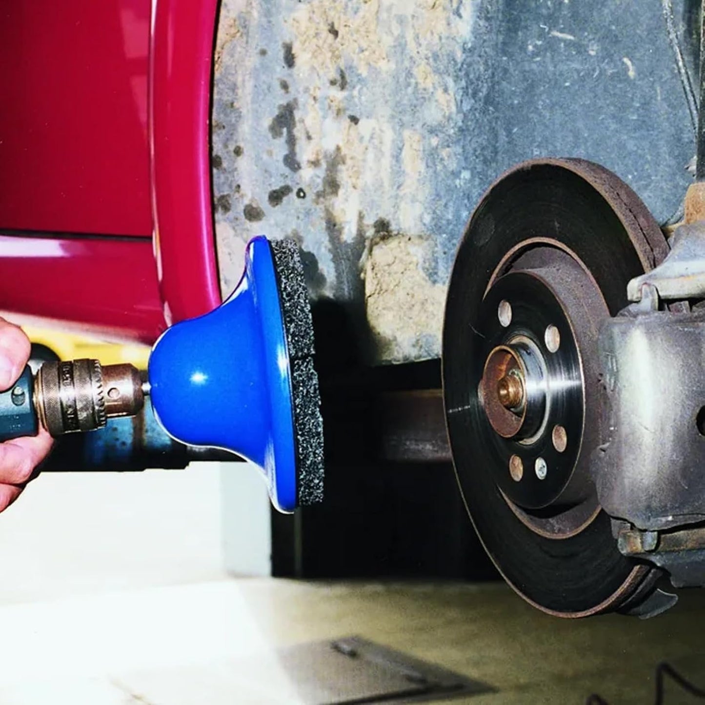 Wheel Hub Cleaning Tool, Multipurpose Detailing Car Wheel Cleaner, Lightweight Rust Remover for Car, Sedan, Vehicles, Pickup, Truck, Garage Maintenance