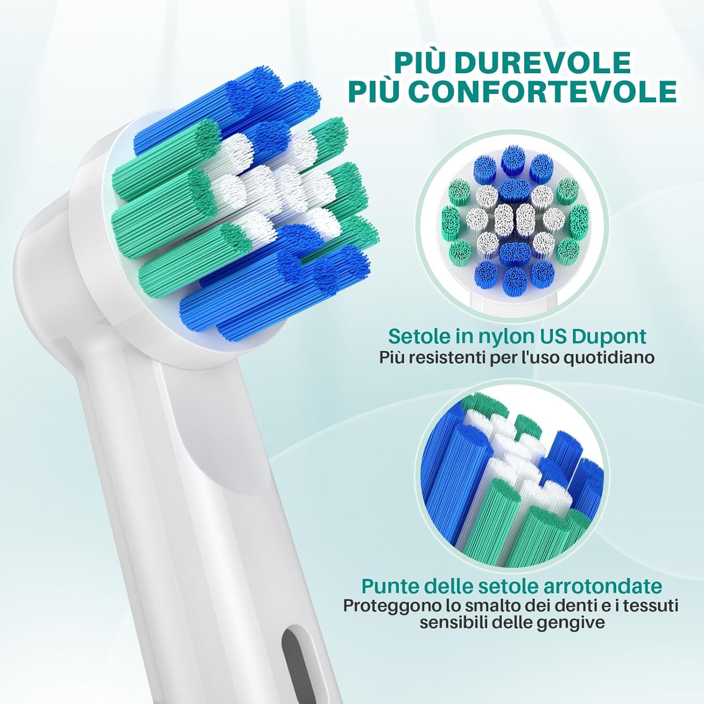 8 Pack Replacement Toothbrush Heads for Oral B Braun, Classic Precision Professional Care, Vitality Pro Smart Genius Series and More