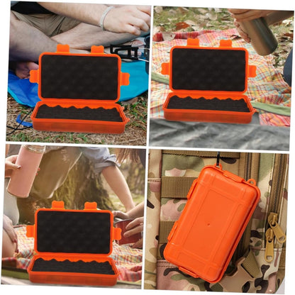 Unomor Box Survival Storage Box Capacity Tool Case Shockproof Organizer for Outdoor Use Sealed Design for
