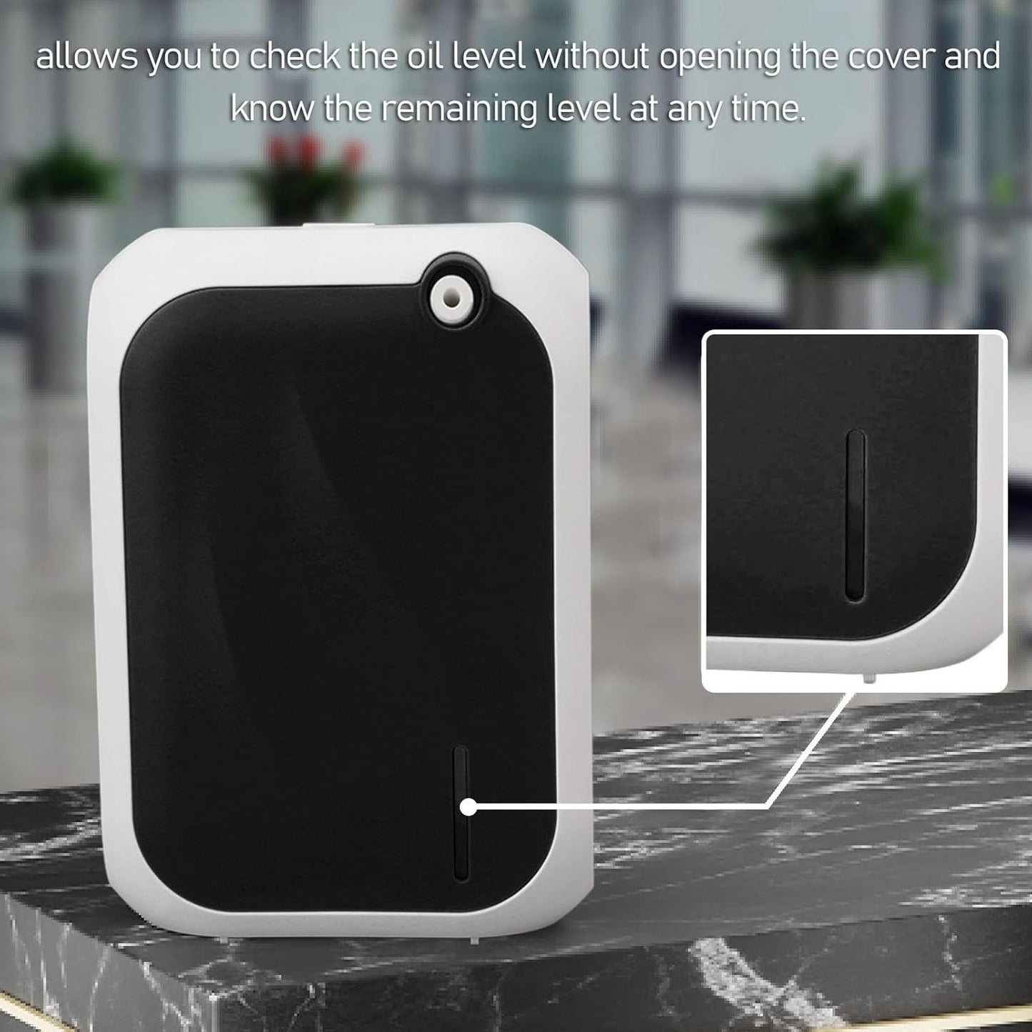 XS105 Atomizing Essential Oil Diffuser, Smart Scent Air Machine for Home, Waterless Essential 140ML Oil Diffuser with 4 Speed Adjustment and BT APP Control for Hotel SPA (Black)