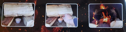 Fire Starters - Great for Fireplace, Wood Stoves, Camp Fire - 100% Natural - Made in Canada