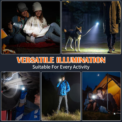 3Pack Rechargeable Flashlights, Tactical Flashlights High Lumens, Super Bright Flashlight, Mini Small Flashlights Powerful, LED Linterna Recargable, Pocket Handheld LED Flash Light for Home Emergency