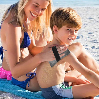 Beach Sand Removal Mitt, Reusable Outdoor Cleaning Tool, Portable Sand Remover Vacation, Family Outing, Quick Drying, Set di 2, Ideal for Beach Trips, Camping, Travel