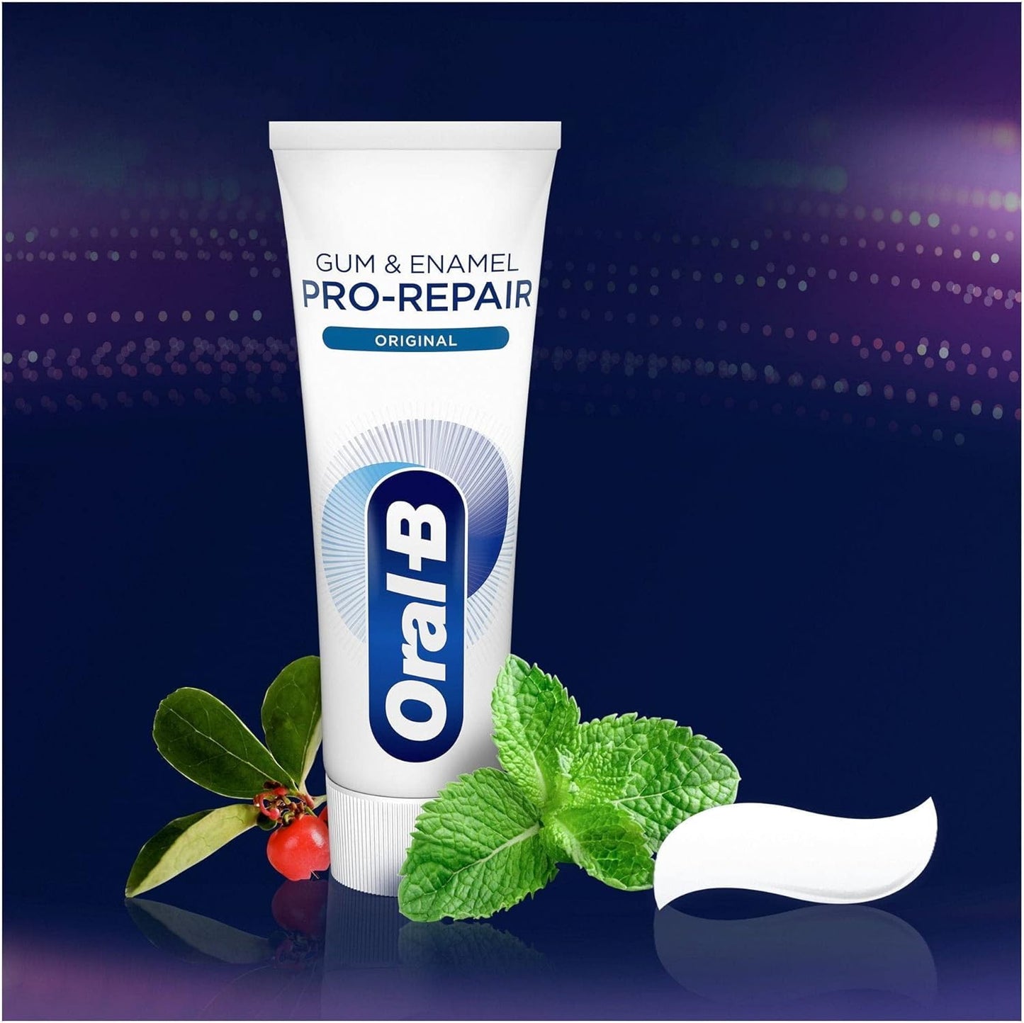 Oral B Toothpaste Pro Repair, Gums and Enamel, Neutralises Bacteria, Reduces Irritation Restores Enamel Minerals, Original, 4 Packs x 100 ml