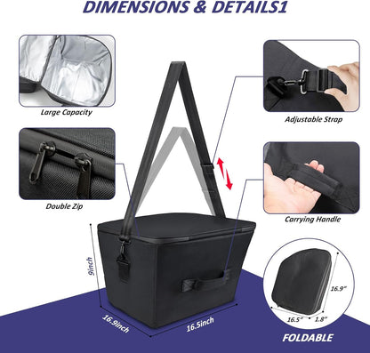 IMETAPLUS Frunk Cooler Organizer, Insulation Cooler Bag Front Trunk Storage Organizer for Tesla Model 3