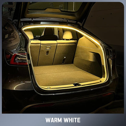 Led Trunk Strip Light, Light-Sensing Auto Interior Lamp, Easy Install Flexible Lighting Bar for Car Truck Rv Rear Cargo Area, Bright White Illumination, 1 Piece