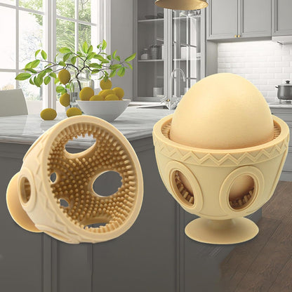 Silicone Egg Scrubber, Chicken Egg Cleaner, Reusable Brush, Soft Bristles for Gentle Scrubbing, Easy to Clean, Sturdy, Multi-Purpose for Eggs, Tomatoes, Potatoes, Kitchen Essential