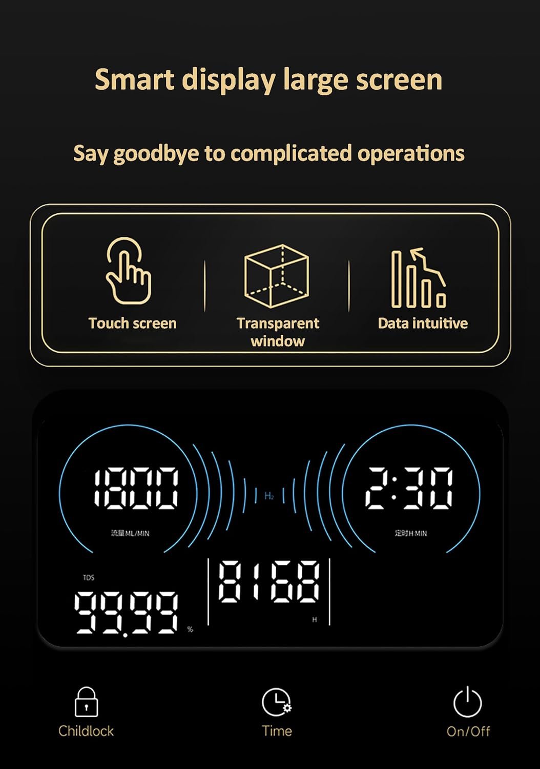 2025 Hydrogen Water Generator, 99.99% High Purity Inhalation Machine, 5 Intelligent Detection Systems, Nasal Hydrogen Therapy, for Home, Office and Clinics