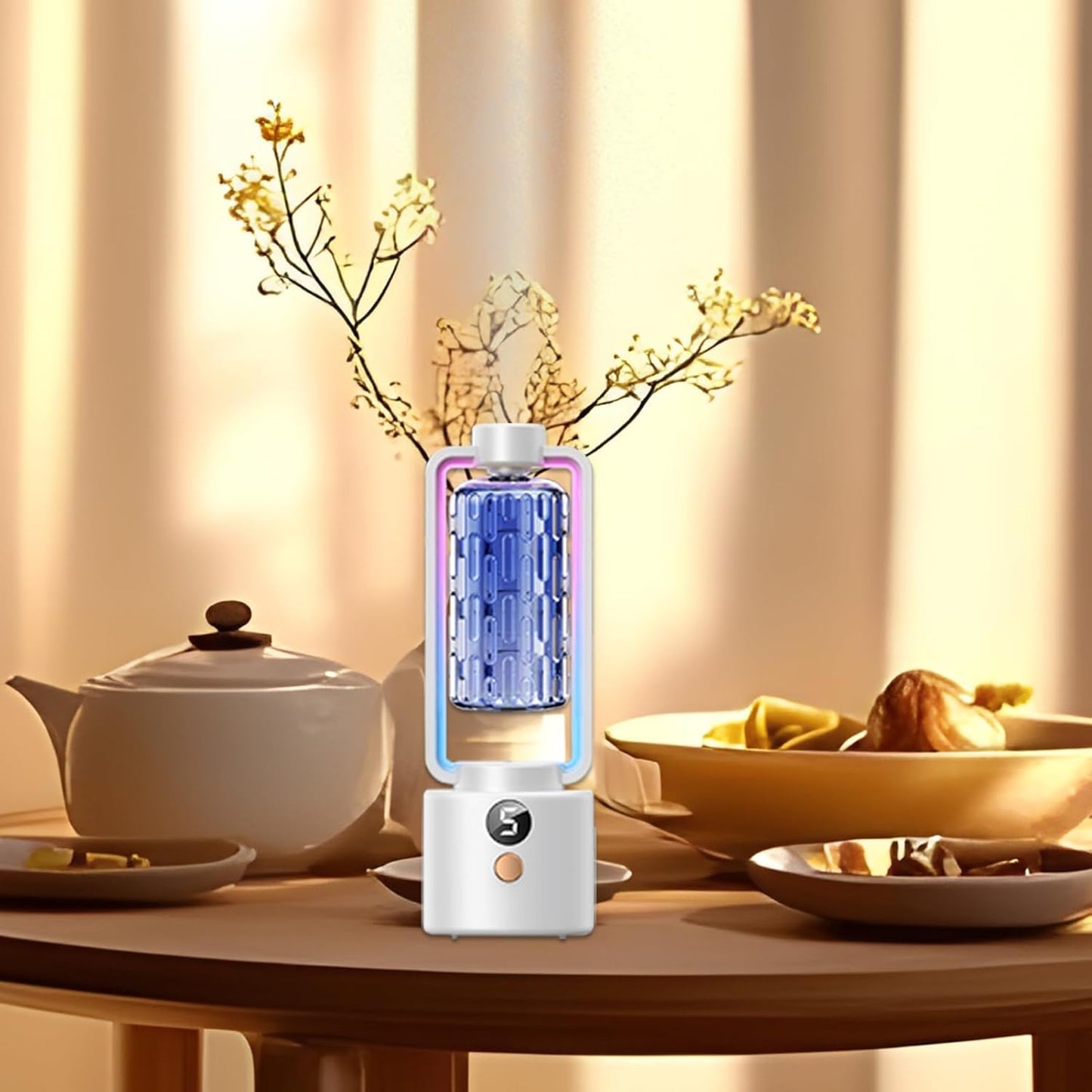 Fragrance Diffuser, Wall Mounted Air Freshener, Multi-Level Adjustable Mode, Smart Timing, Cordless Scent Dispenser, Ideal for Yoga Room, Toilet, Hotel, Nursery, Relaxation Spaces