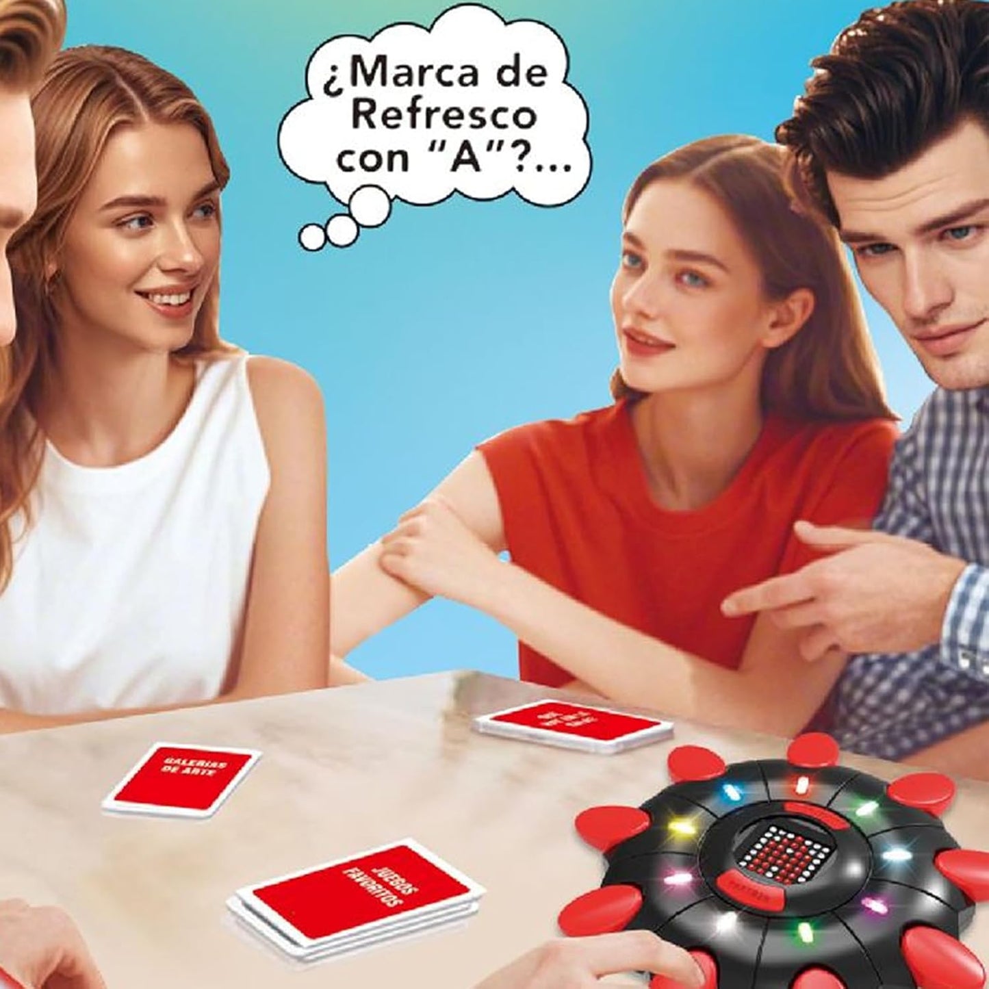 Interactive Alphabet Word Game, Card Play Board Learning Toy, Educational Handheld Fun, Ideal for Party & Family with Kids Colorful Set, 10.43 x 10.43 x 1.97 Inches