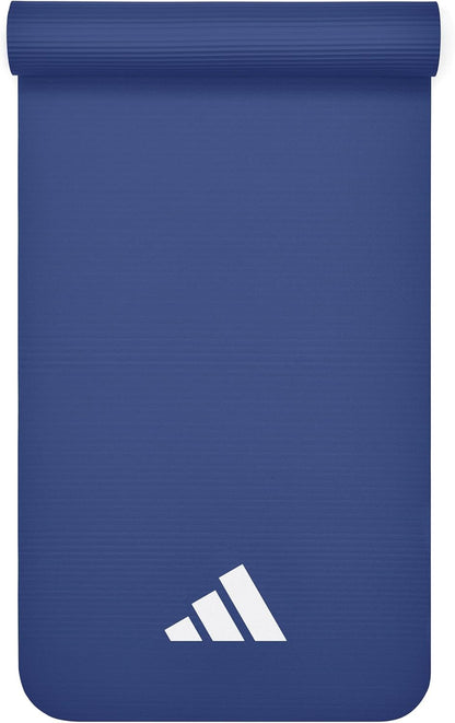 adidas Fitness Mat - 7mm Thick Exercise Mat, Non-Slip for Yoga, Pilates, Stretching, Fitness & Gymnastics, Yoga Accessories for Women, Home Gym & Workout Mat, Home Gym Equipment