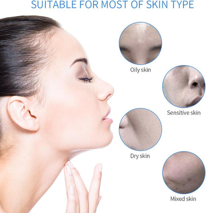 Hydrogen and Oxygen Beauty Tool 7 in 1 Vacuum Face Cleansing Water Oxygen Machine Clean Skincare Lift String Blackheads Device with 8IN1 Mask