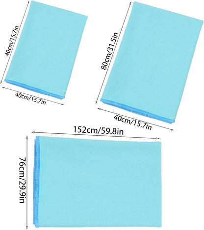 Microfiber Gym Towel, Quick Drying Workout Towel, 3x Absorbent Cleaning Supply, Post Workout Gear, Sweat Towels, Ideal for Fitness Routines, Or Sports Activities, 29.92x59.84 Inch