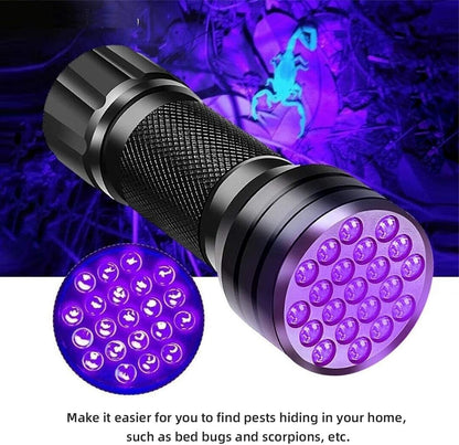 LED Rechargeable Flashlight,Super Brgiht Tactical Flashlights1200lm,Pocket Flashlight Includes a USB Charging Cable,Retractable,with 5 Modes,Camping and Emergency Use (1Pack-Black Light Flashlight)