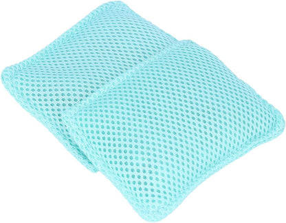 Dish Scrubber Reusable Kitchen Cleaning Cloth Set Safe Ceramic Mesh Material Efficient Scrubbing for Pots Pans Dishes Household 2PCS