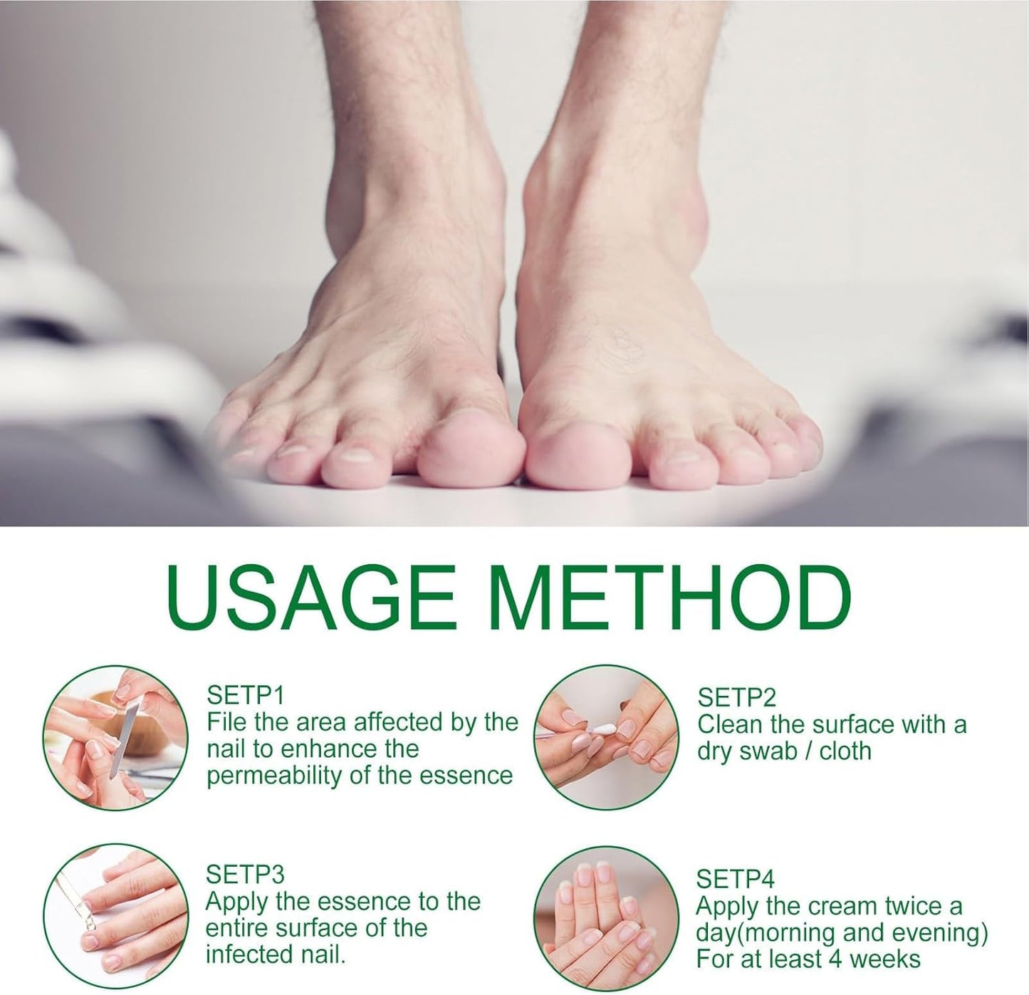 Mimoqk Organic Nail Growth Oil, 60 ml Portatile Strengthener, Professional Cuticle Care Solution, Toenail Repair Liquid, Repairing and Thickening Formula for Healthy Nails