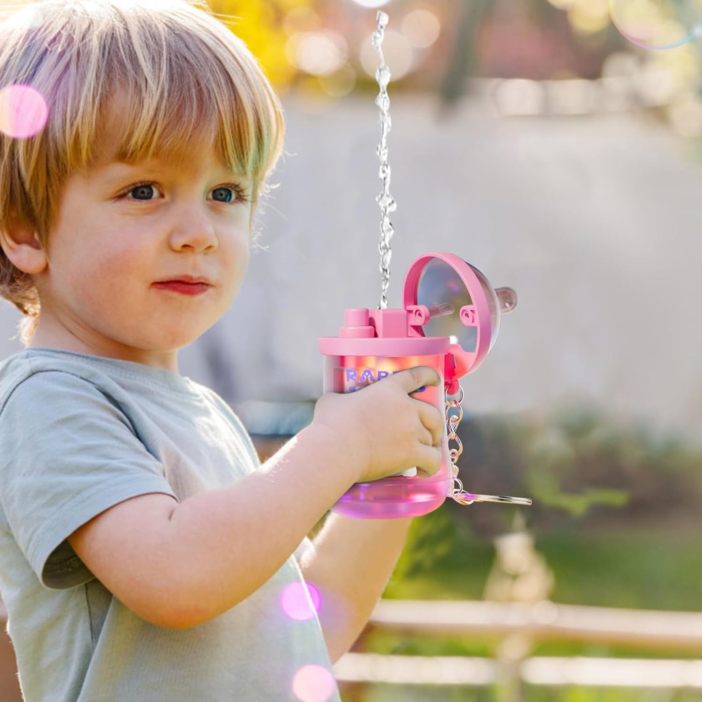 Kids Water Soaker Toy, Lights Up Kid Pool Squirter with Milk Bottle Shape, 3.46x1.69 Inches Compact Design, Outdoor Water for Boys, Girls, Summer Play, Beach and Backyard