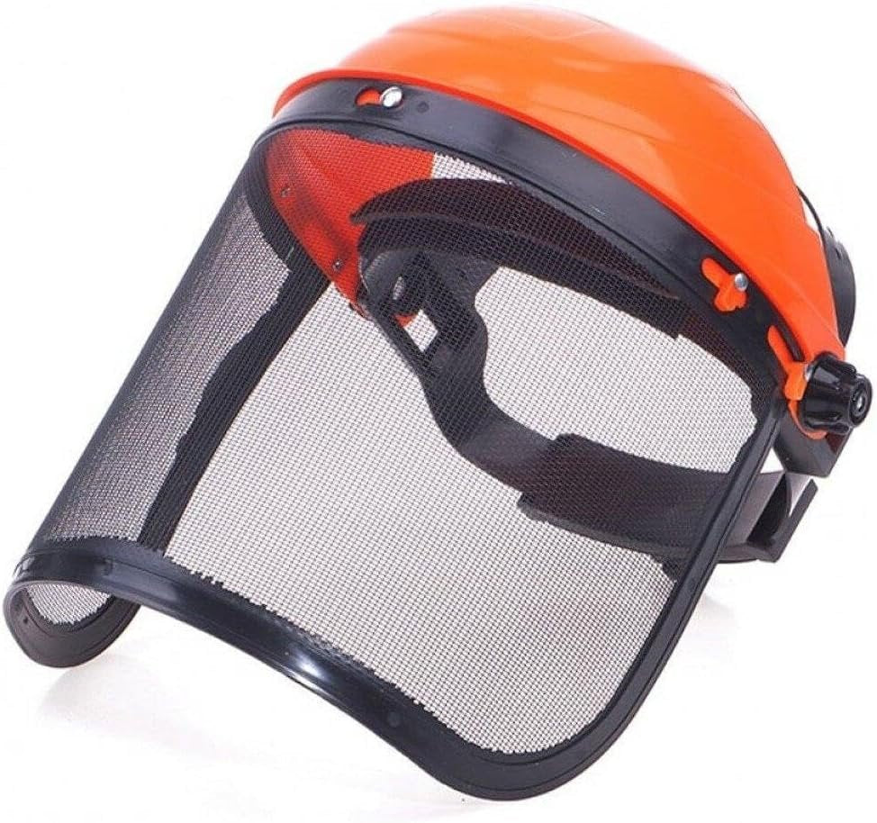Industrial Forestry Safety Helmet Face Protection Equipment with Mesh Face Shield