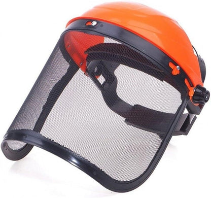 Industrial Forestry Safety Helmet Face Protection Equipment with Mesh Face Shield