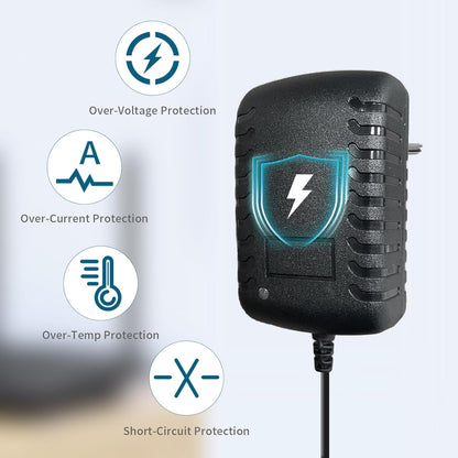 SUCIKORIO Power Supply 12V 2A 24W Universal Transformer AC 220V to DC 12 Volt 2A Power Adapter Charger AC Adapter for LED Strips, Screens and Electronic Equipment