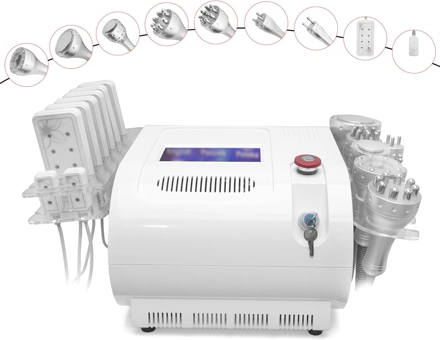 Body Shaper Skin Care Machine 8 in 1 Multifunctional Vacuum Massage Equipment Beauty Device