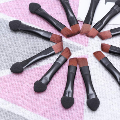 20 Pezzi pennello per ombretto spugnetta per il trucco degli occhi occhio di trucco mini makeup brush set accessori make up ombretto occhi ombretti occhi pennello per sfumare Black Didiseaon