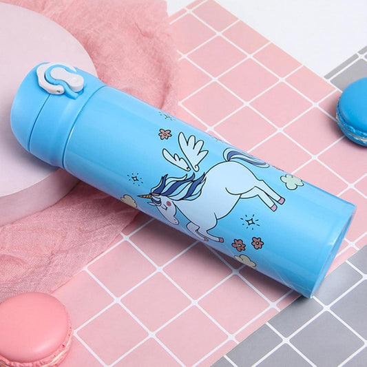 500/350ML Unicorn Water Bottle for Stainless Steel Thermos Bottle Drinkware School Water Bottle for Leakproof Cups
