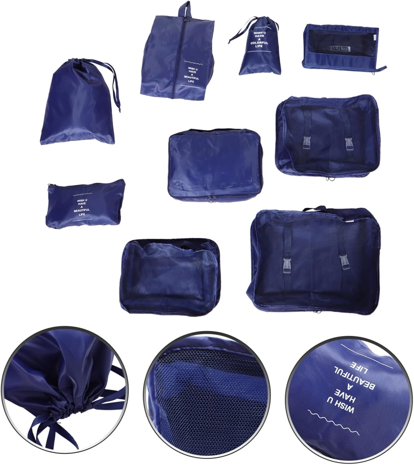 Hemoton 1Set Travel Packing Organizer Clothing Storage Bags for Efficient Luggage Organization
