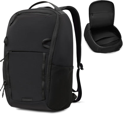 Outplea 17L Small Travel Backpack with Front Opening Men Women, 15" Laptop Backpack for College, Computer Backpacks Carry On