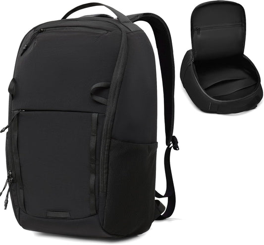 Outplea 17L Small Travel Backpack with Front Opening Men Women, 15" Laptop Backpack for College, Computer Backpacks Carry On