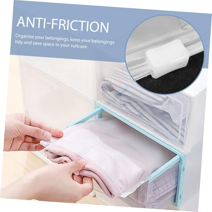 Yardenfun 10pcs Travel Storage Bags Zipper Sealed Packing Pouches for Clothes Socks and Underwear Transparent Design for Easy Organization and Suitcase Packing