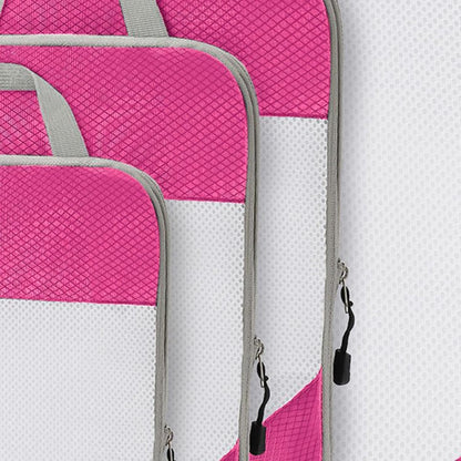 Gralara Ultimate Travel Packing Cubes Set for Seamless Organization, Pink