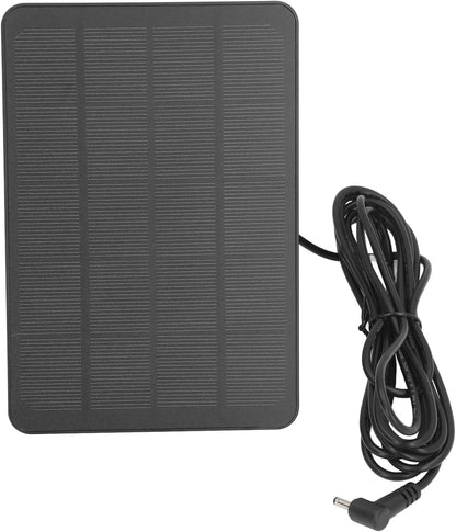 10W Portable Solar Charger, IP65 Portable Solar Panel with USB C Outputs for Stick Up Cam Battery for Ring Spotlight Camera Battery (CSP4W-DC-B)