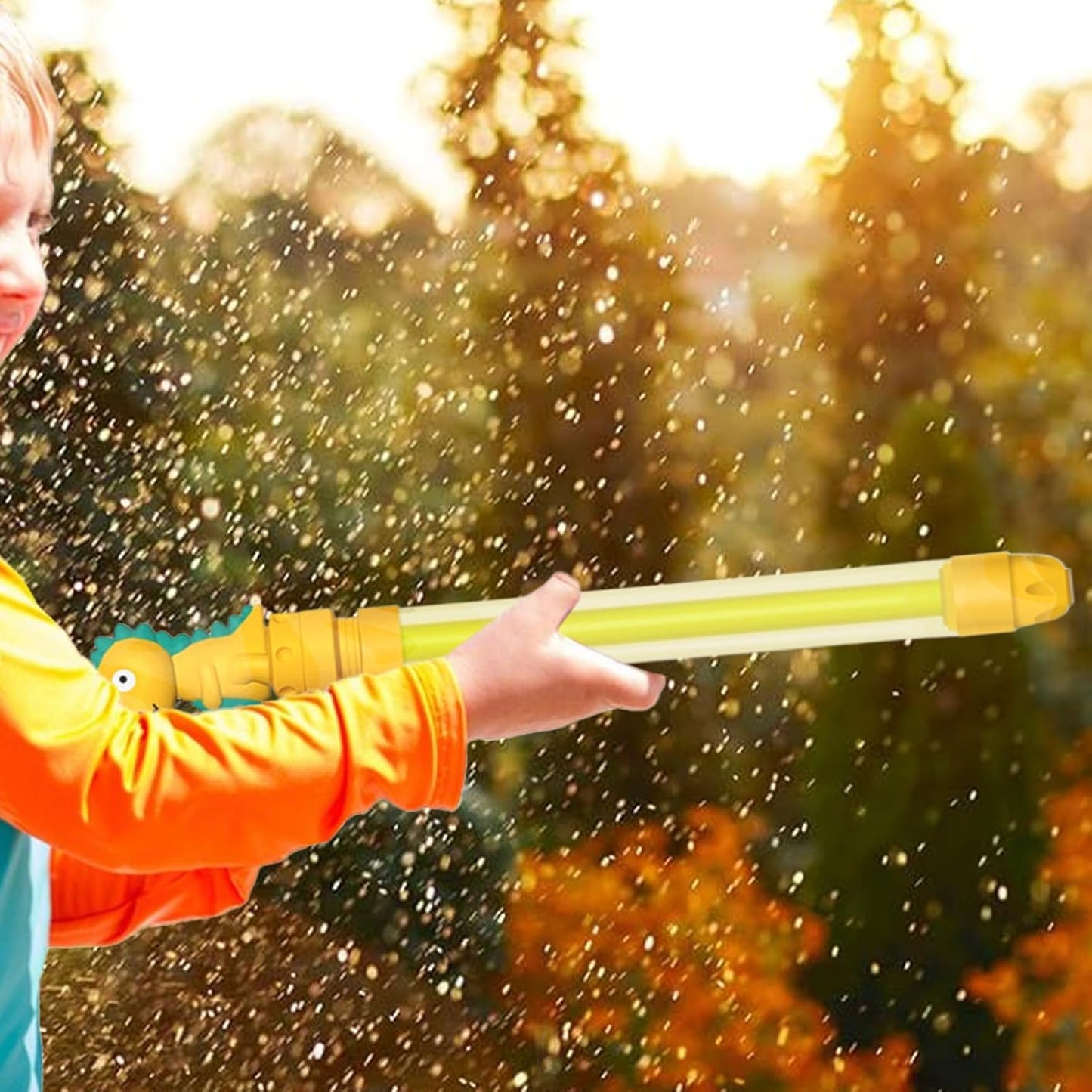 Water Sprinkler Toy, Squirt Soaker Toy, 2,17 x 2,17 x 14,41 pollici, Fun Swimming Pool Spray Tool for Kids, Bath Time Entertainment, Outdoor Summer Play, Hot Weather Backyard Activity