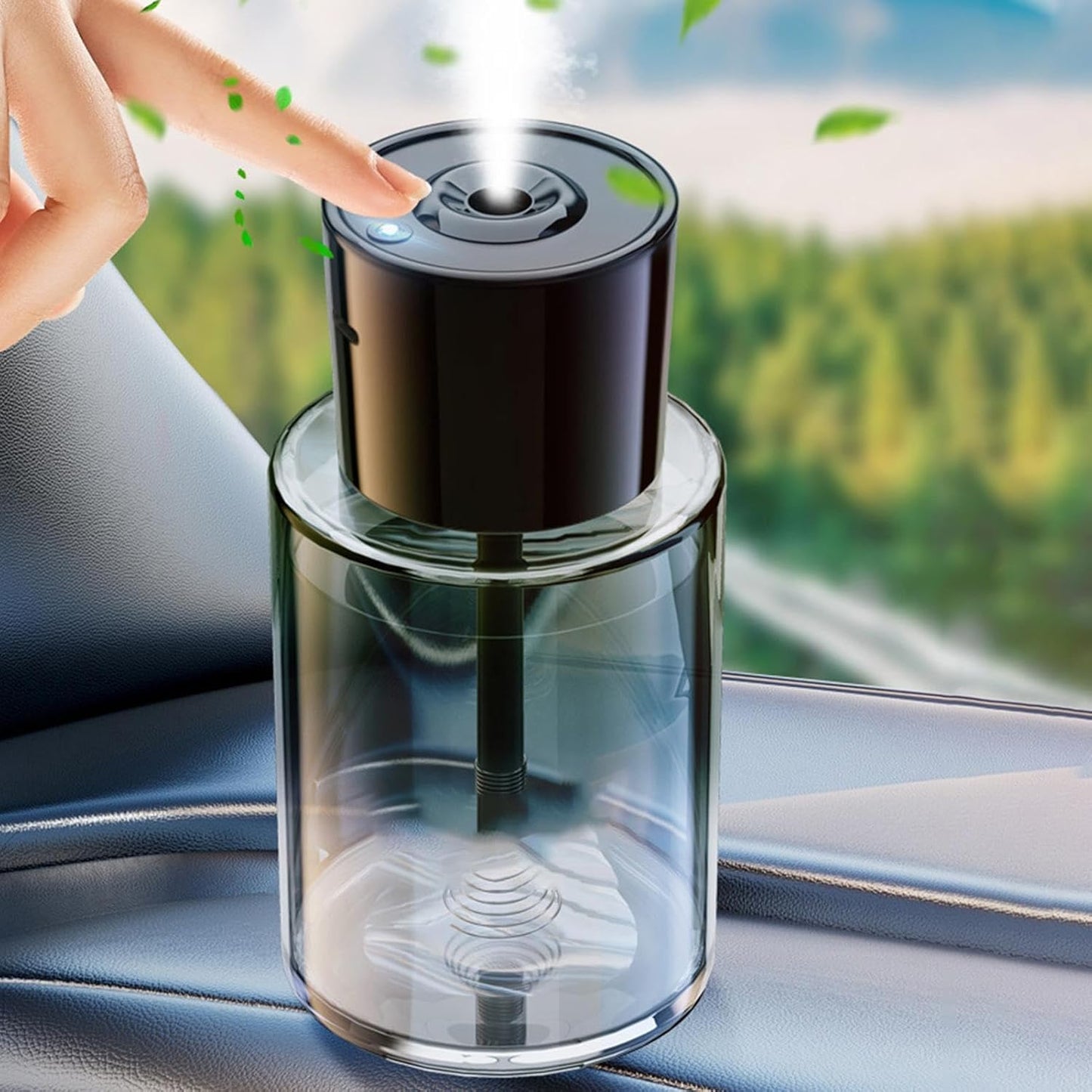 Smart Car Air Freshener Diffuser | 50ml Intelligent Control Car Aromatherapy Diffuser, 5 Adjustable Modes - USB Auto Fragrance Atomizer for Home and Car, Fashionable Car Interior Decor