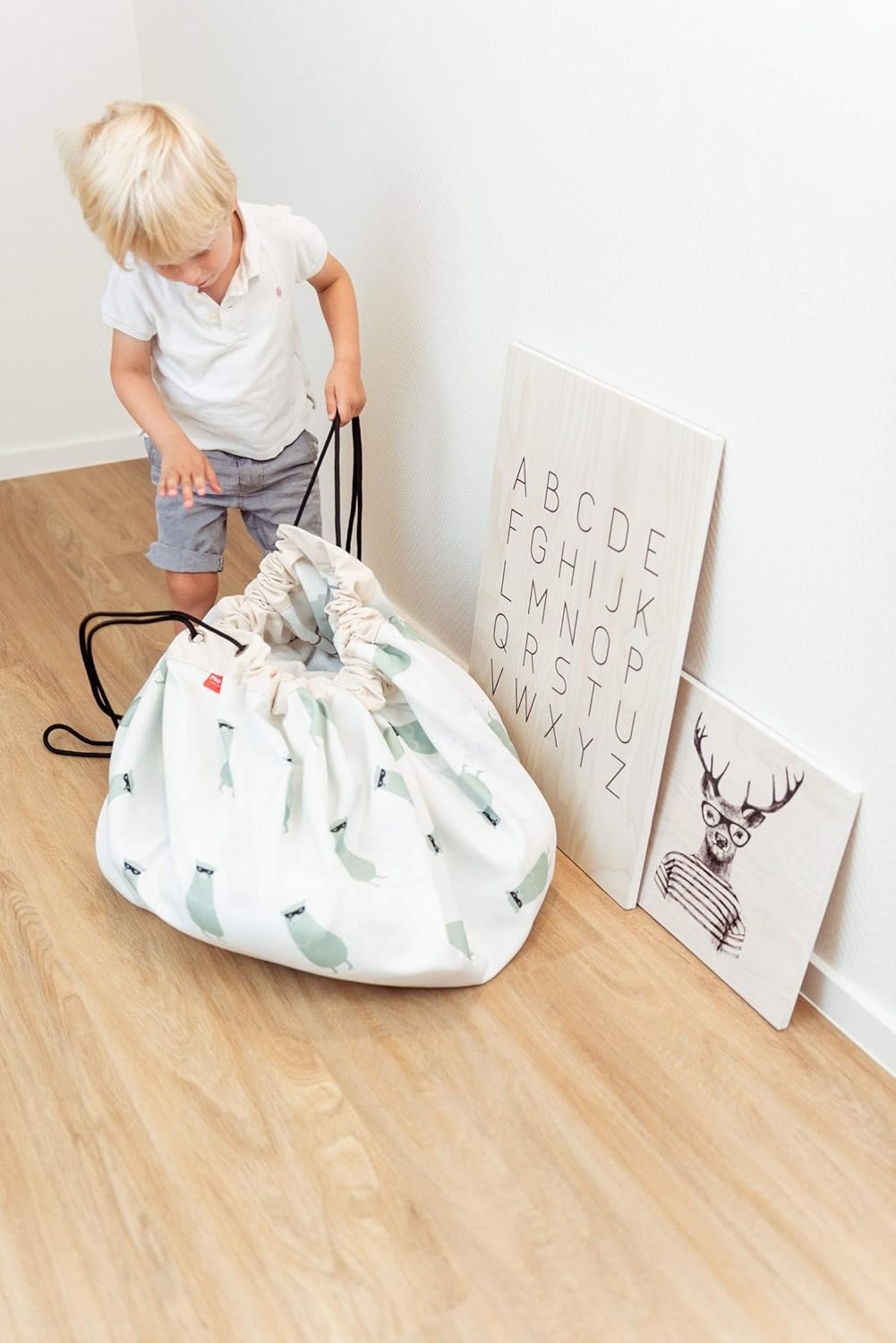 Play And Go Toy Storage Bag - Train - 140cm Toy Storage Bag